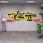 Pair Kayak Storage Rack Wall Mounted Surfboard Holder