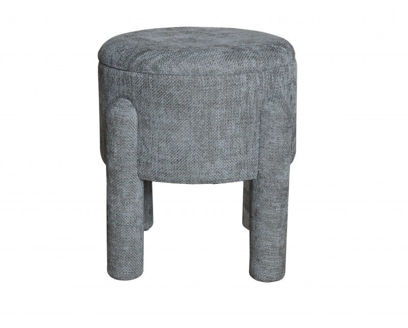 Green Timber Storage Stool