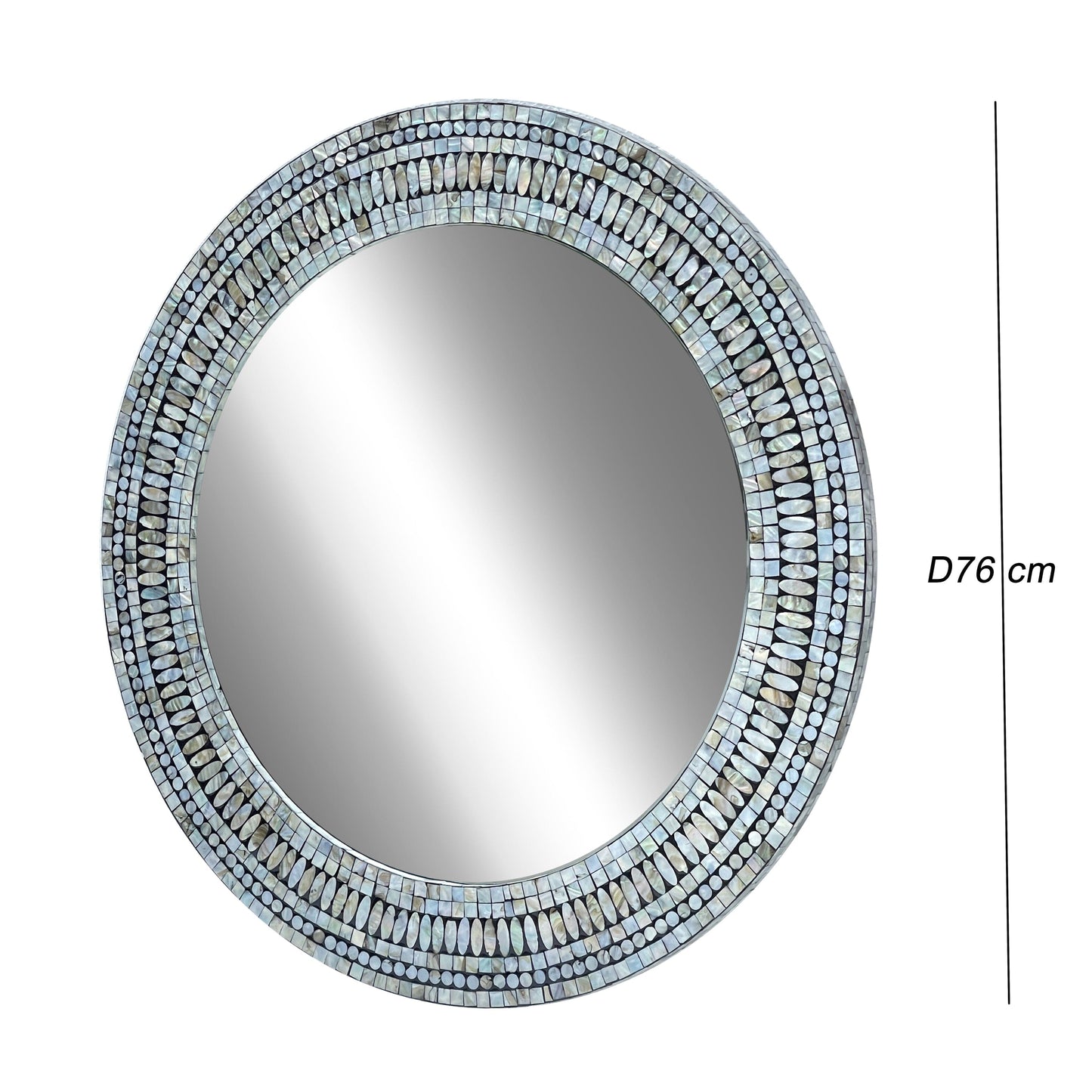 Cooper Mother Of Pearl Hand Made Mirror