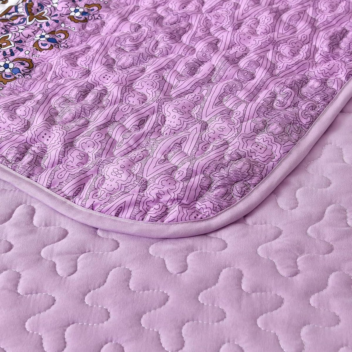 Purple Quilt Cover Set 230x250cm