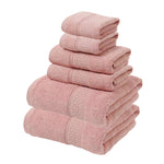 Luxury Cotton Towel Set - Soft & Absorbent (6-Piece)