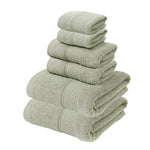Luxury Cotton Towel Set - Soft & Absorbent (6-Piece)