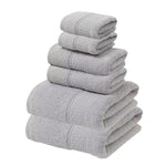 Luxury Cotton Towel Set - Soft & Absorbent (6-Piece)