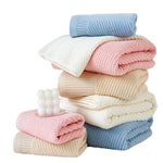 Luxurious Towel Set - Diagonal Stripe Bath & Hand Towels
