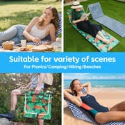 Beach Lounger Fold Up 58x58x175cm