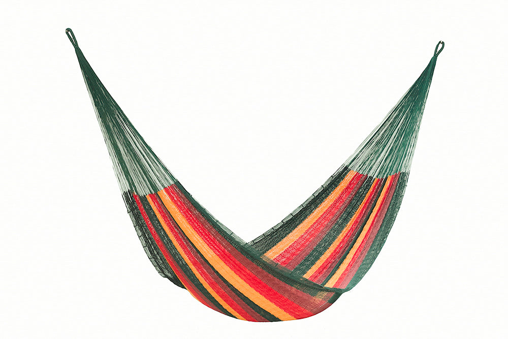 Queen Size Cotton Mexican Hammock in Imperial Colour