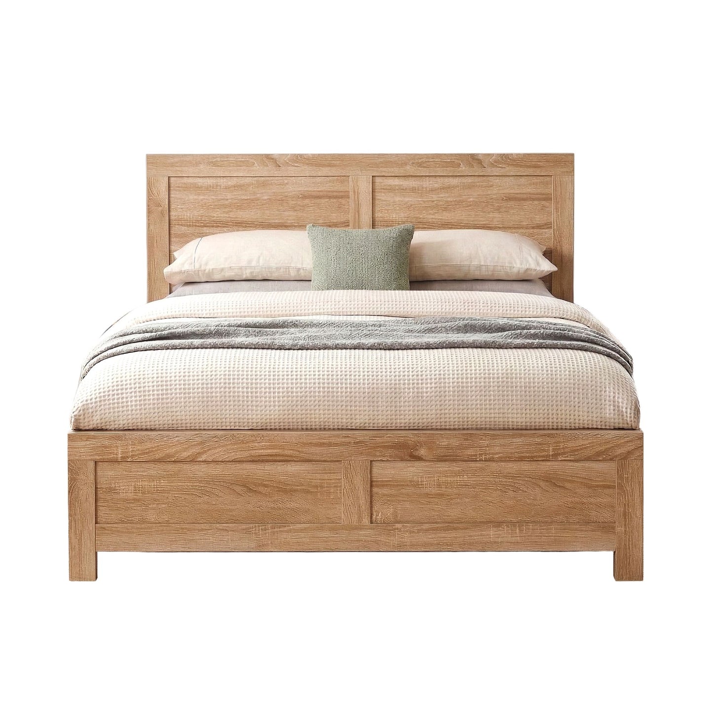 Single Bed Frame Wooden Walnut Finish | HomeAndLiving - 8