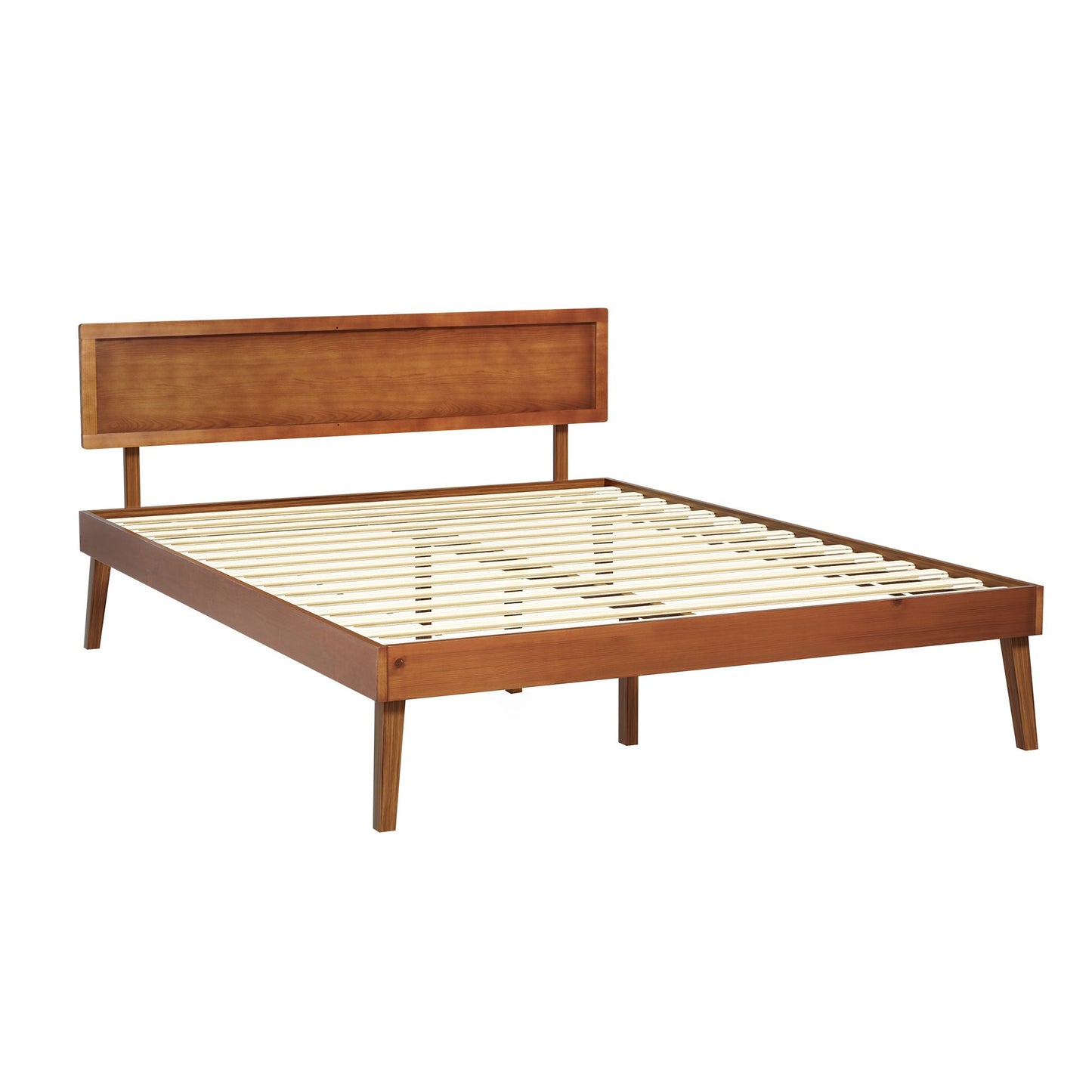 Queen Size Wooden Bed Frame - Splay