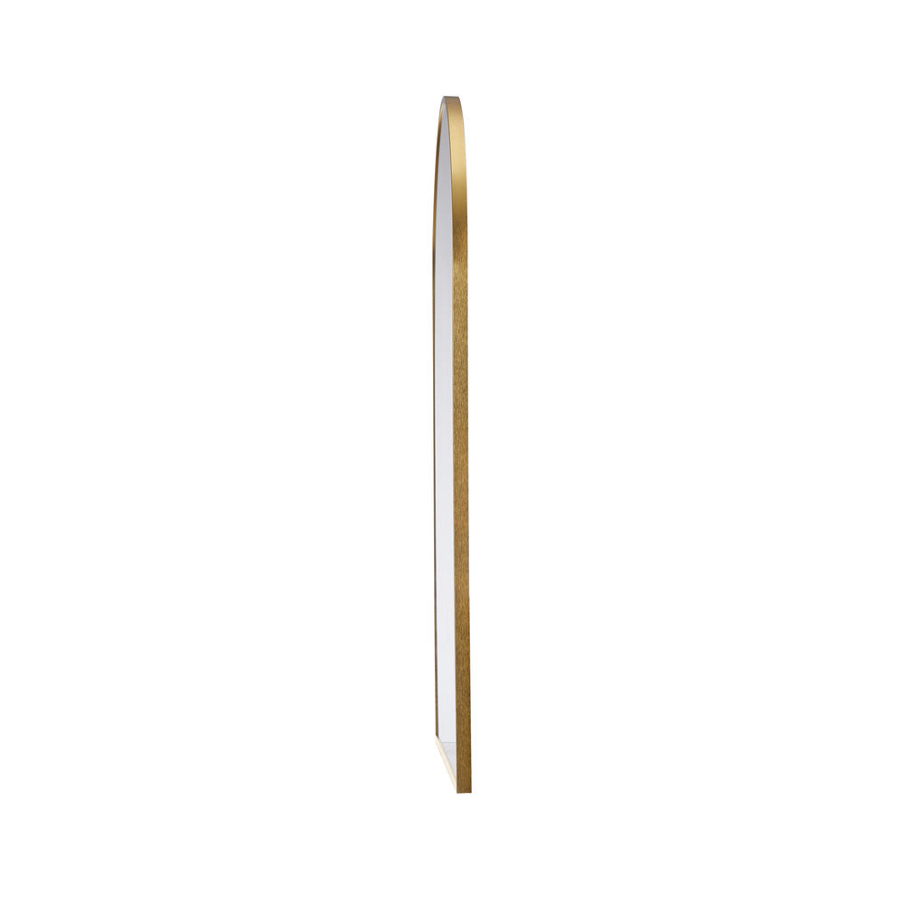 Arched Vanity Mirror Gold Frame 85x80cm