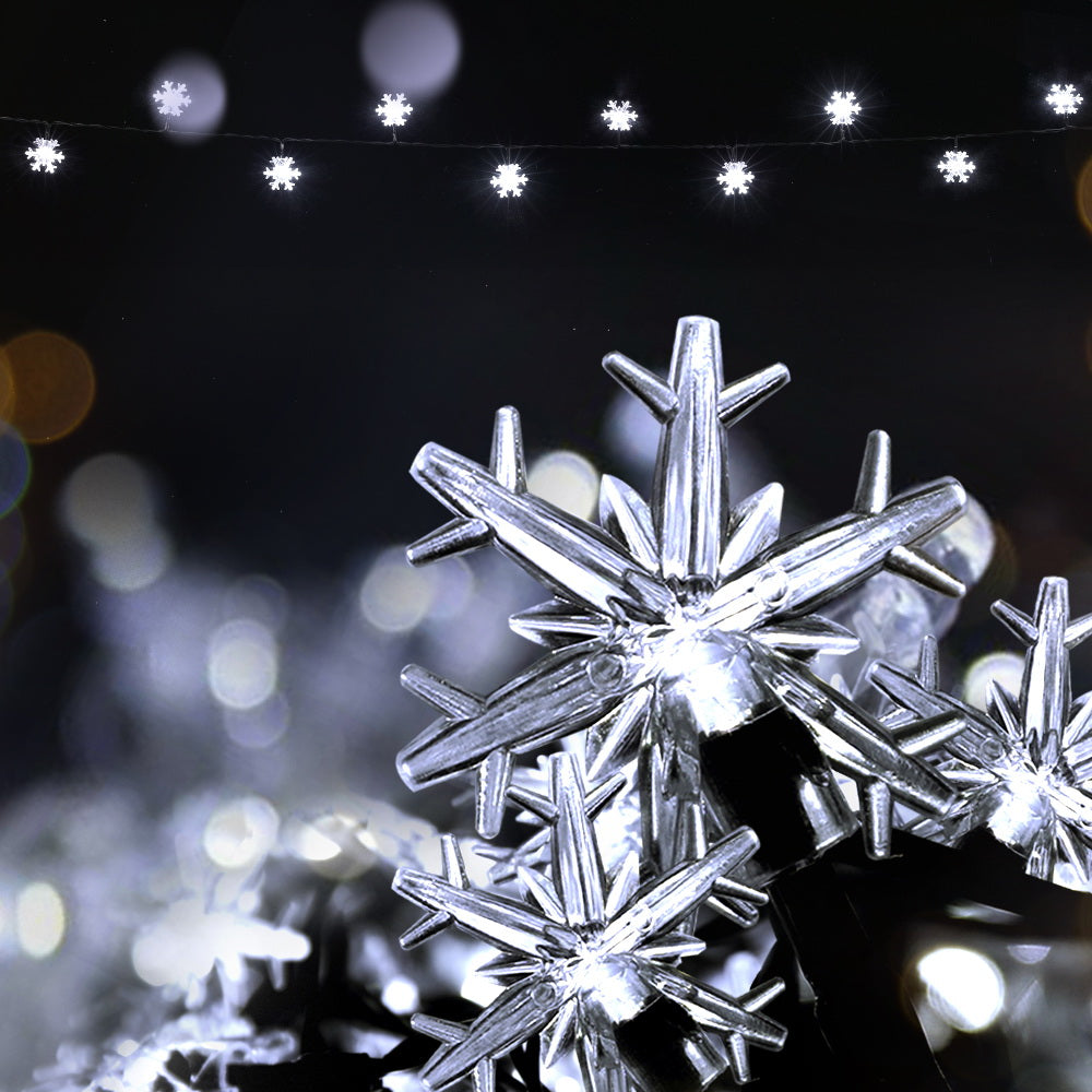 Winter Wonderland Glow 10M Christmas String Lights with 100 Cold White LEDs