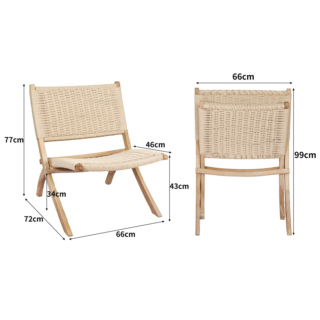 Minimalist 4x Accent Chair Foldable Recliner Easy Assembly