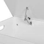 Kids Toy Box Storage Chest Cabinet White