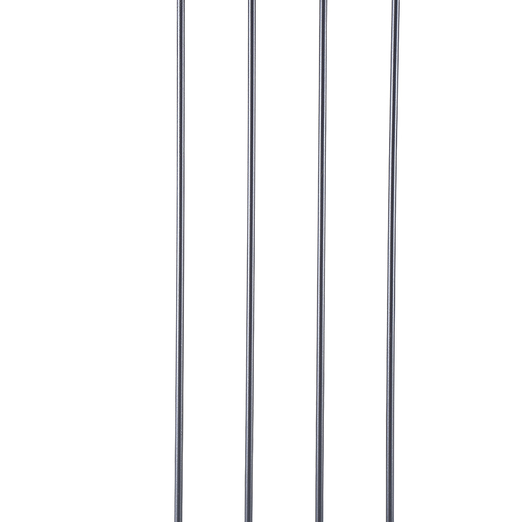 Baby Safety Gate Adjustable Pet Black 30cm Extension