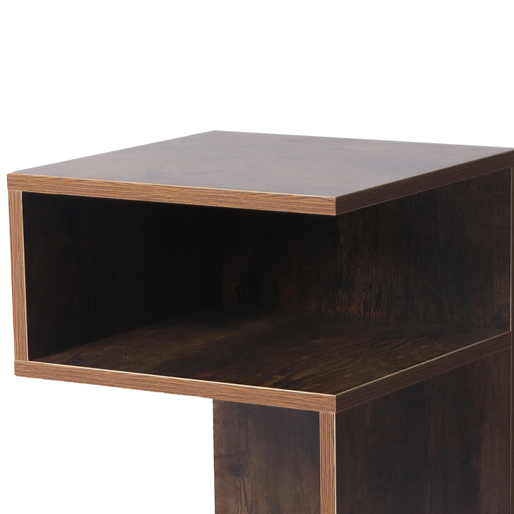Contemporary Bedside Tables Drawers Side Table Oak Sleek Modern Look