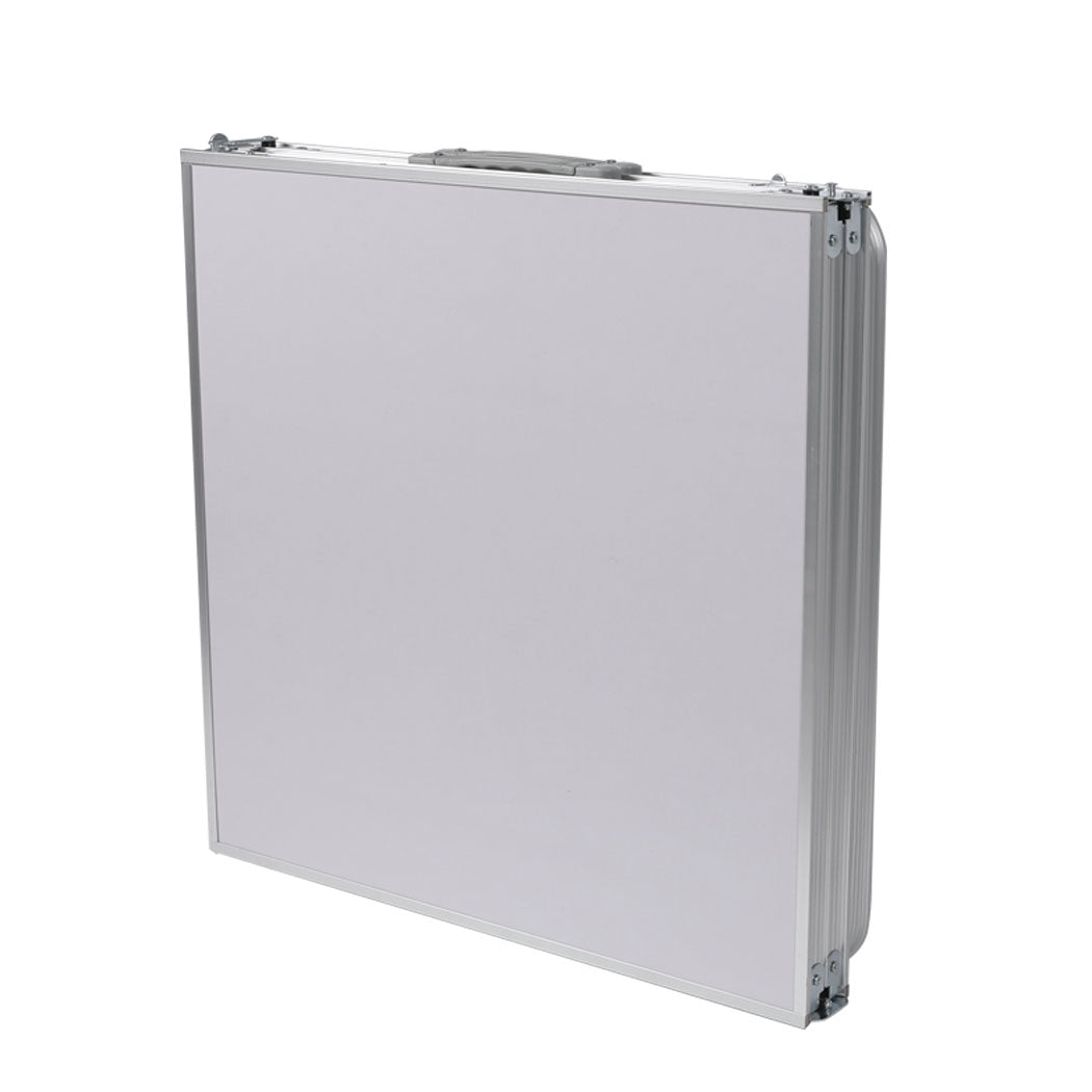 Folding Camping Table Aluminium - Silver