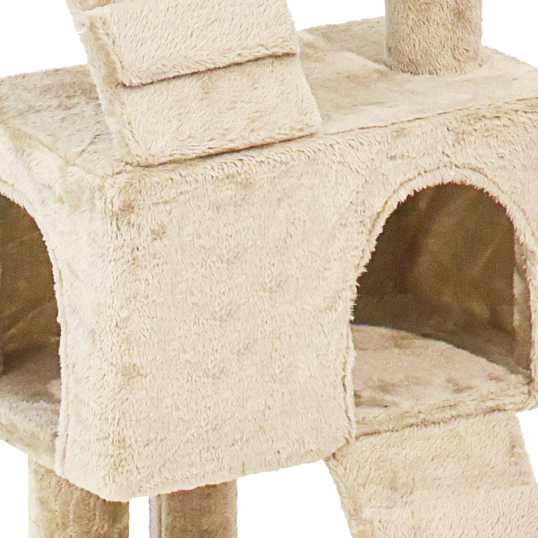 Cat Tree Scratching Post Scratcher Beige