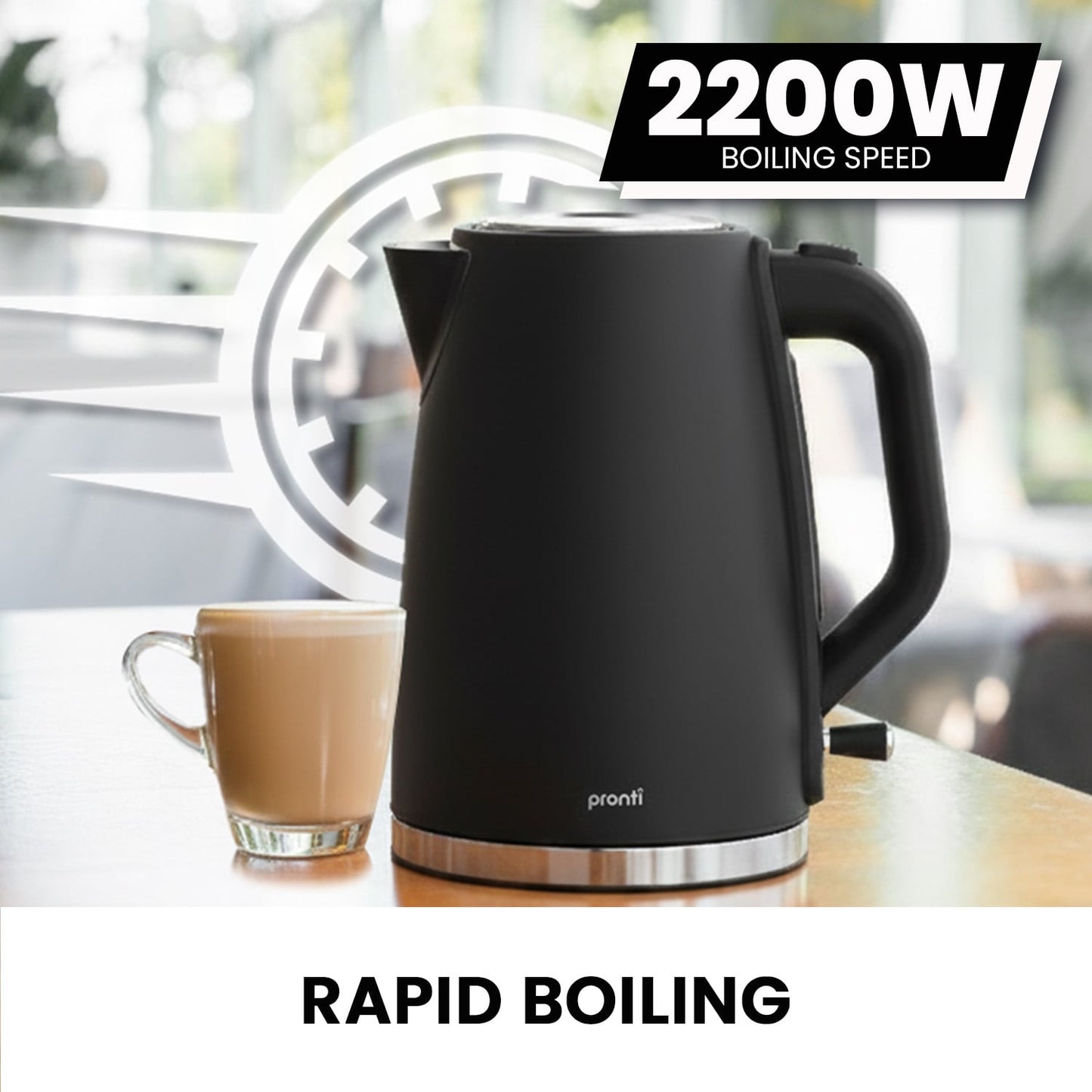 Electric Kettle Rapid Boil 22x17x24.5cm