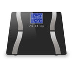 Glass LCD Digital Body Fat Scale Bathroom Electronic Gym Water Weighing Scales Black