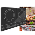 Cooktop Portable Induction LED Electric Double Duo Hot Plate Burners Cooktop Stove