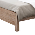 Queen Size Oak Bed Frame, Solid Wood Acacia