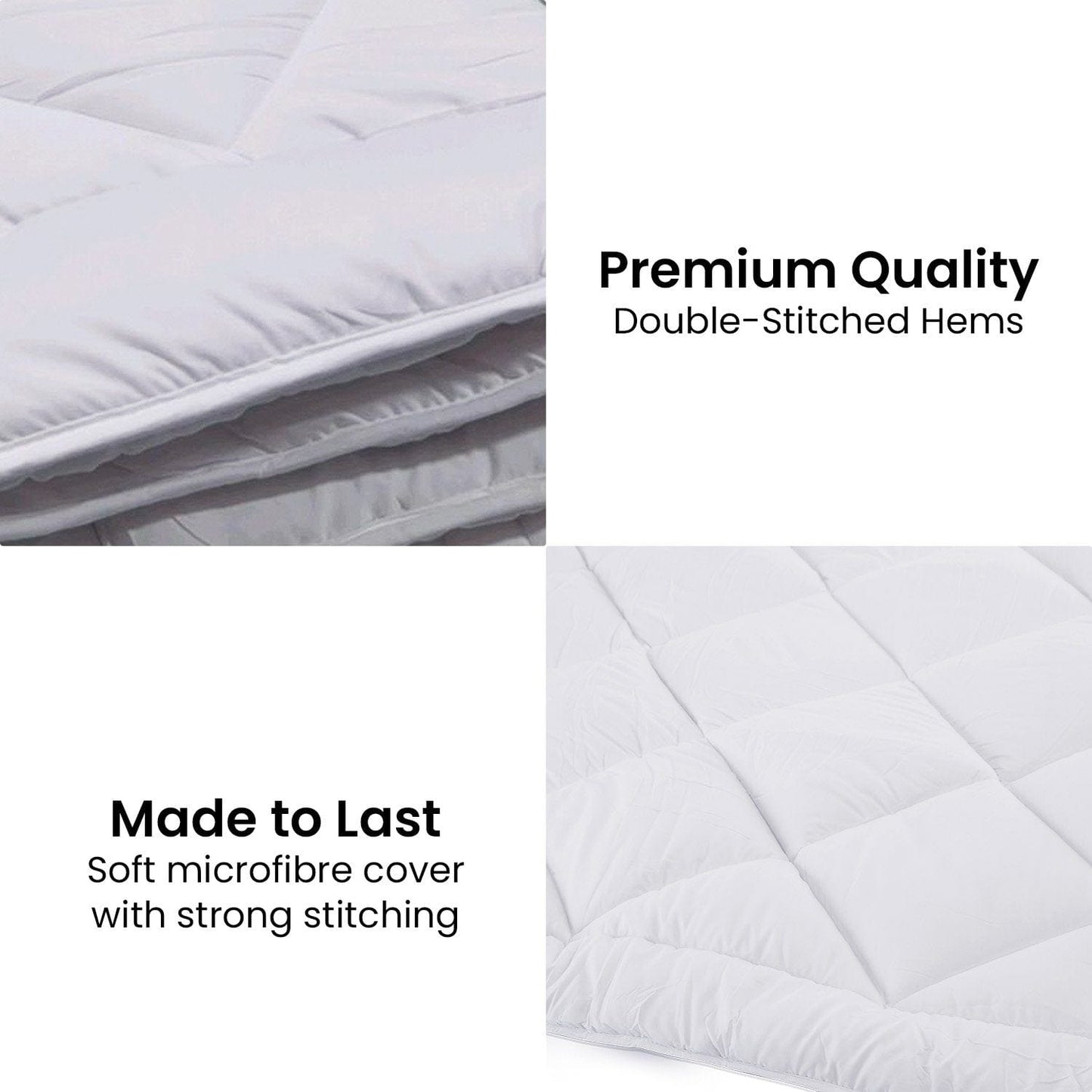 500GSM Microfibre Bamboo Quilt Comforter Doona - Queen