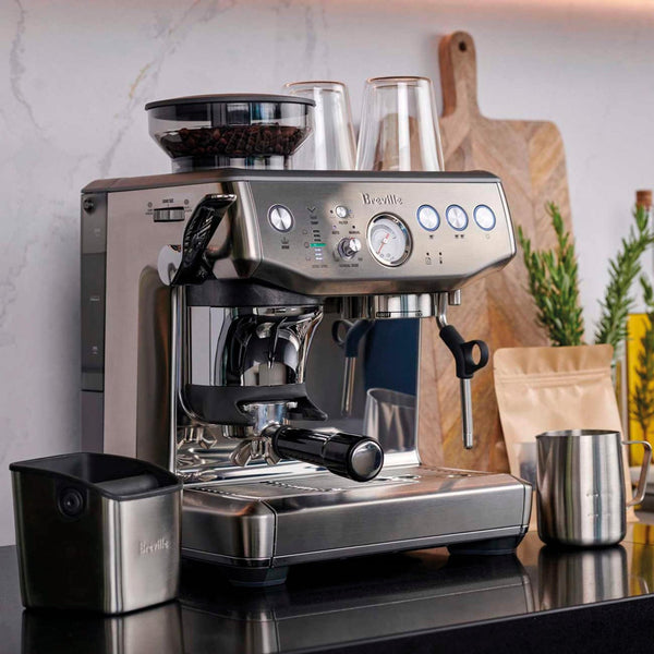  Breville The Barista Express Impress Manual Coffee Machine (S/Less Steel)