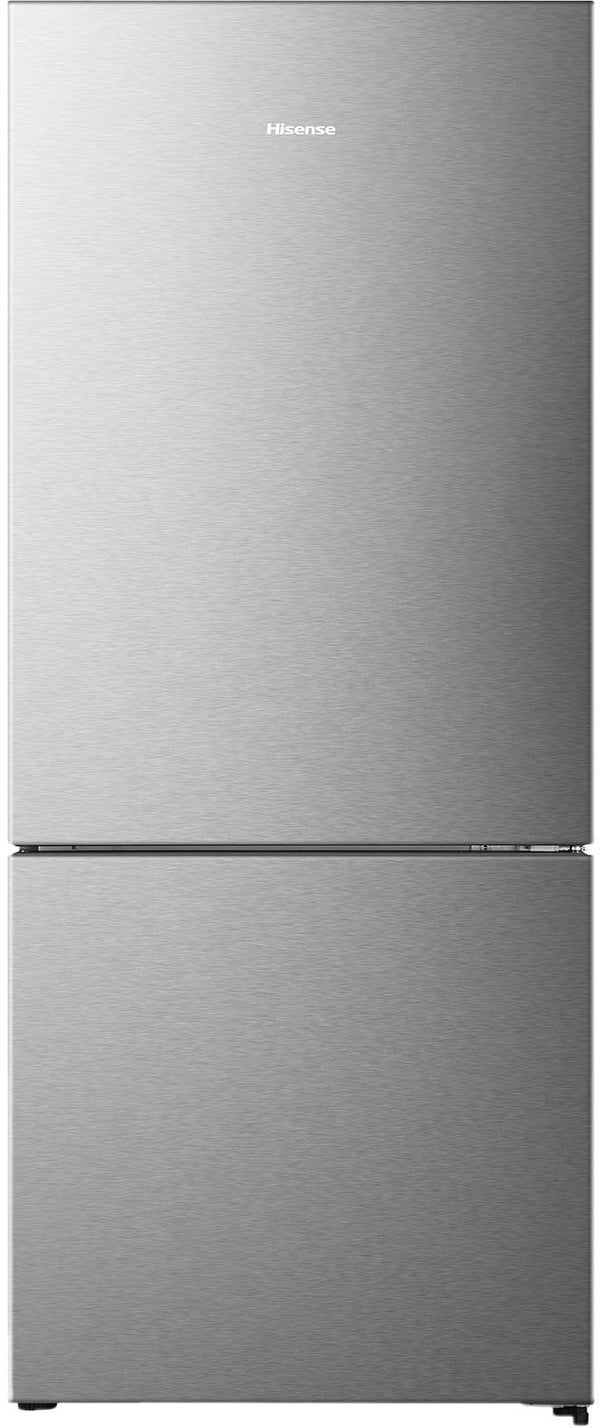  Hisense 417l pure flat bottom mount fridge (s/less steel)