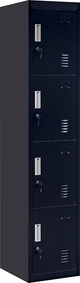  Quad-Compartment Vertical Locker Efficient Storage Solution
