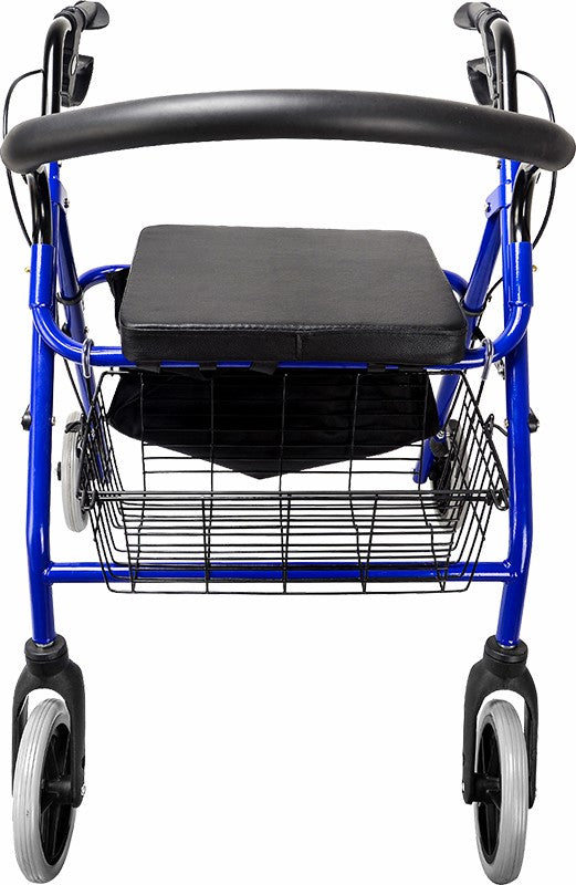 Rollator Walker Walking Frame With Wheels Blue