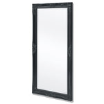 Wall Mirror Baroque Style  Black