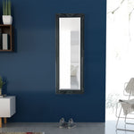 Wall Mirror Baroque Style Black