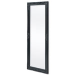 Wall Mirror Baroque Style Black