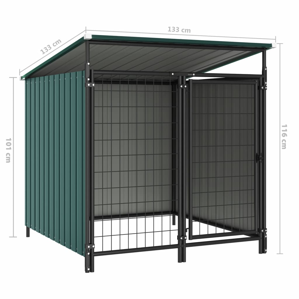 Dog Kennel 133x133x113 cm