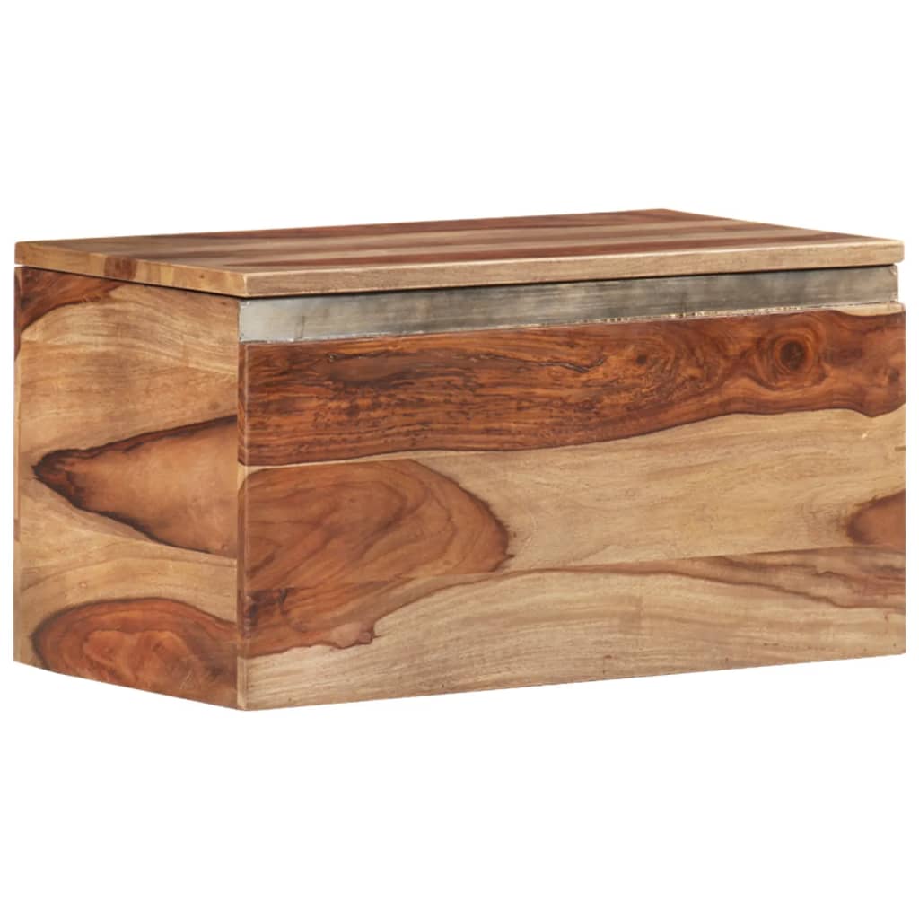 Storage Chest 57x30x30 cm Solid Sheesham Wood