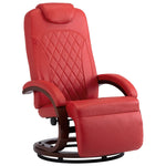 TV Recliner Red Leather