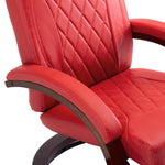 TV Recliner Red Leather