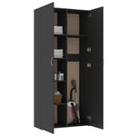 Storage Cabinet Grey Chipboard