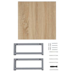 Bathroom Wall Shelf for Basin -Oak