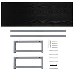 Bathroom Wall Shelf Furniture -Black