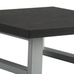 Two Piece Bathroom Furniture Set Ceramic Black