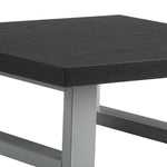 Two Piece Bathroom Furniture Set Ceramic Black