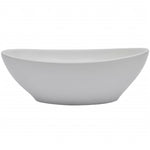 Two Piece Bathroom Furniture Set Ceramic Oak