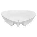 Three Piece Bathroom Furniture Set Ceramic Oak