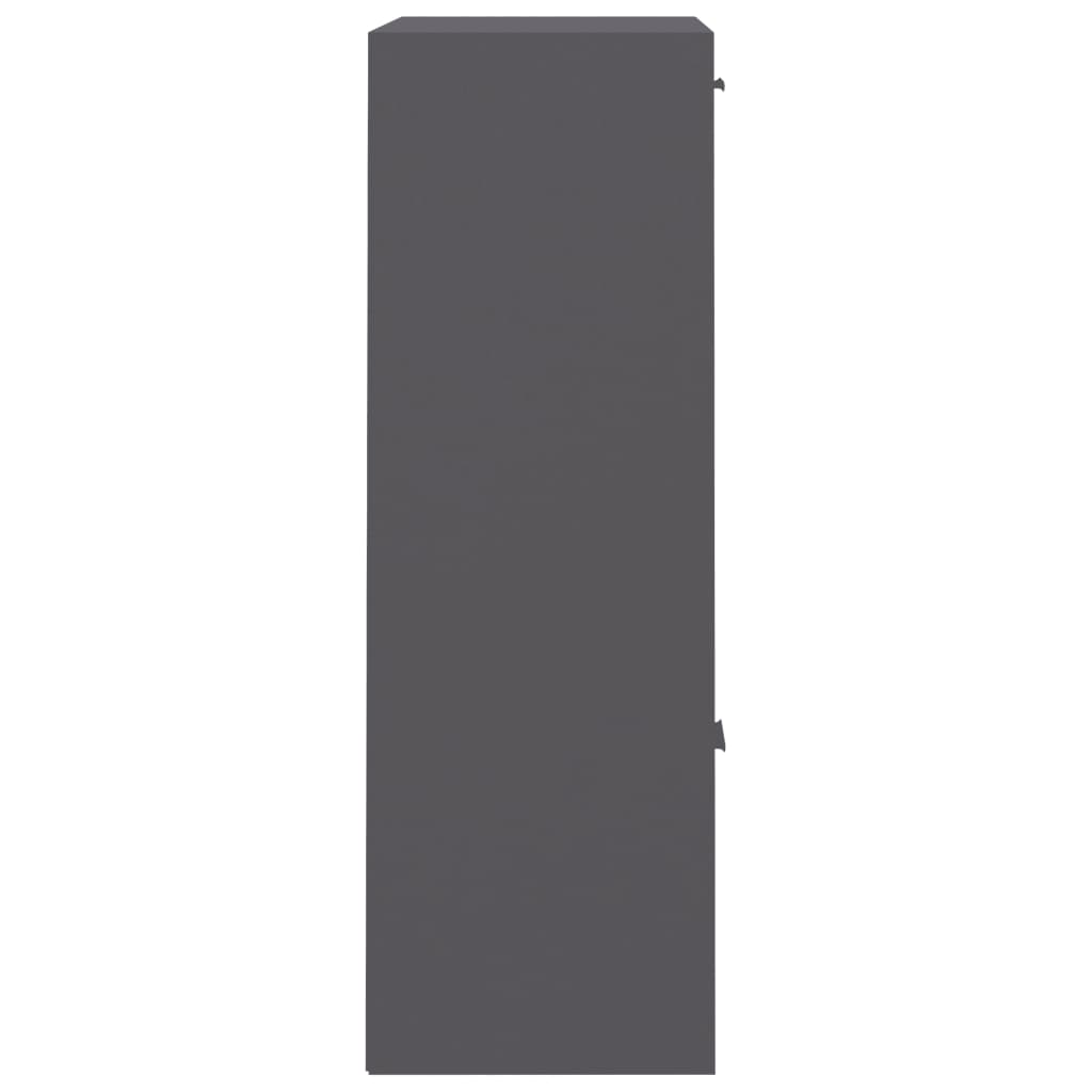 Storage Cabinet Grey 60x29.5x90 cm Chipboard