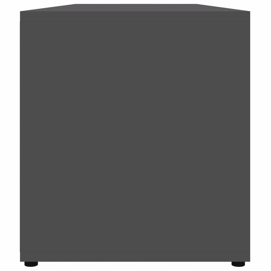 TV Cabinet Grey 120x34x37 cm Chipboard