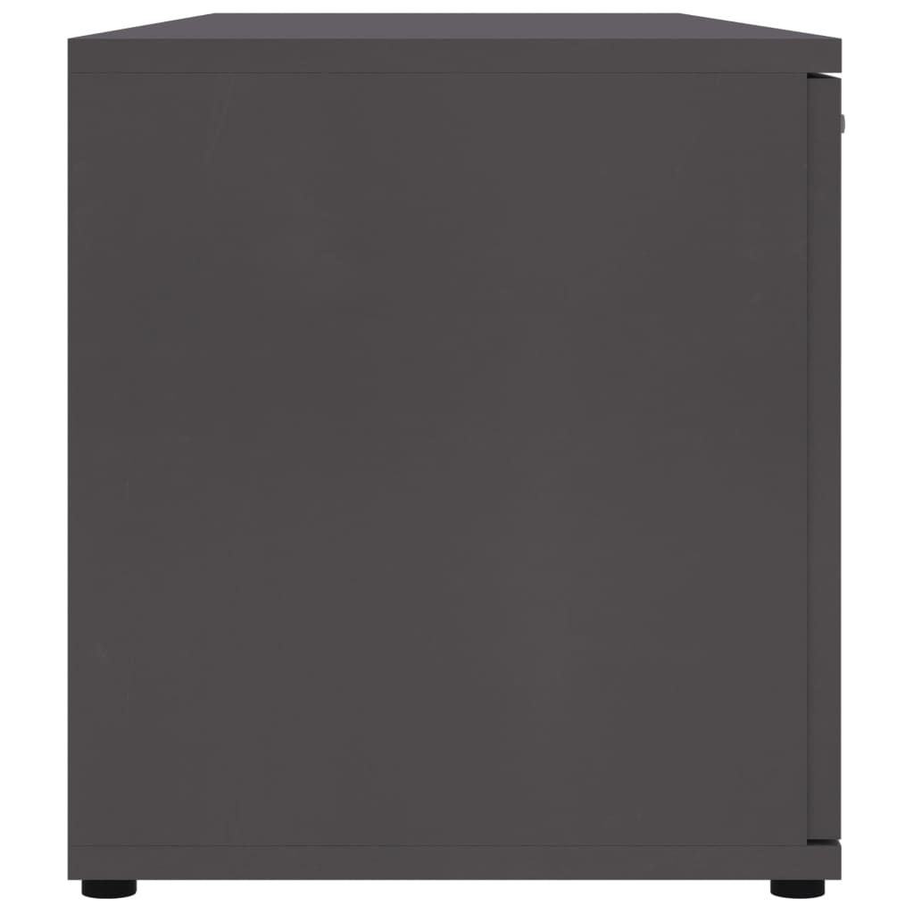 TV Cabinet Grey 120x34x37 cm Chipboard