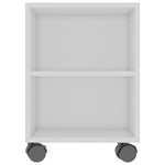 TV Cabinet High Gloss White 120x35x43 cm Chipboard