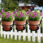 3x Plant Stand flower Holder Hanging Pot Basket Plant Garden Wall Storage