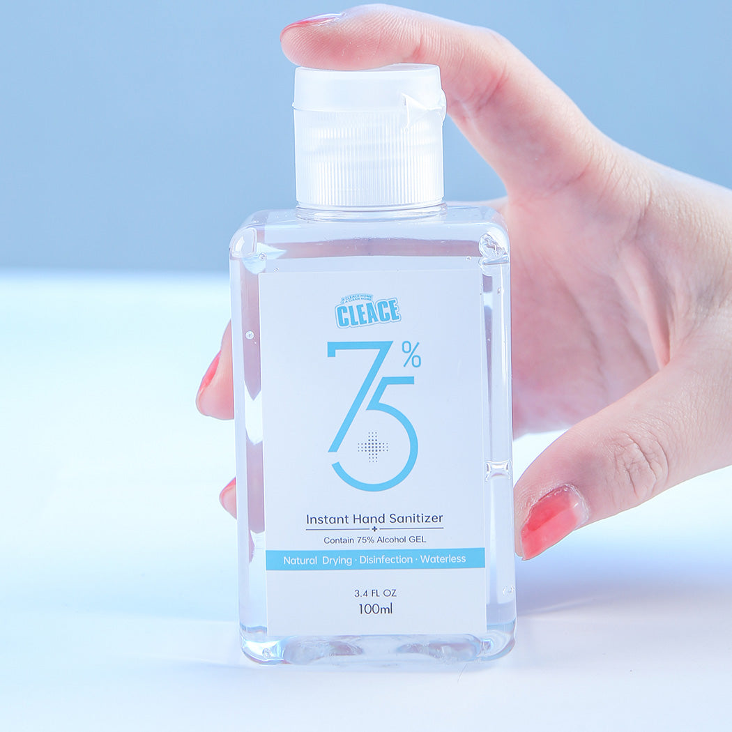 Cleace 1x Hand Sanitiser Sanitizer Instant Gel Wash 75% Alcohol 100ML