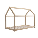 Wooden Bed Frame Single Wood Mattress Base Pine Timber Platform